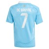 Officiële Voetbalshirt + Korte Broek België De Bruyne 7 Uit EK 2024 - Kids